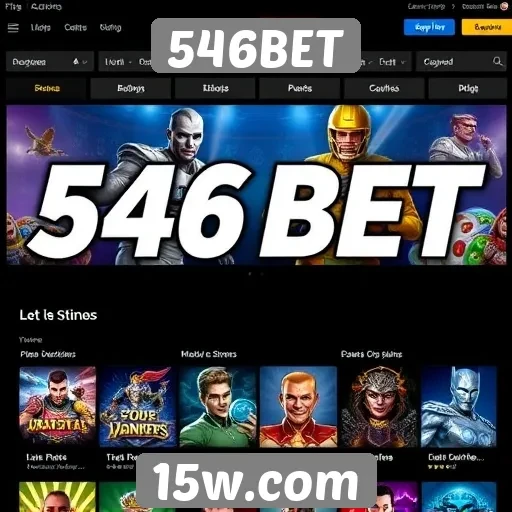 Opções de jogos e entretenimento na 546BET